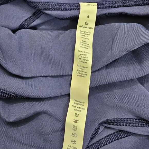 Lululemon Size 4 Blue All the Right Places - Picture 5 of 5